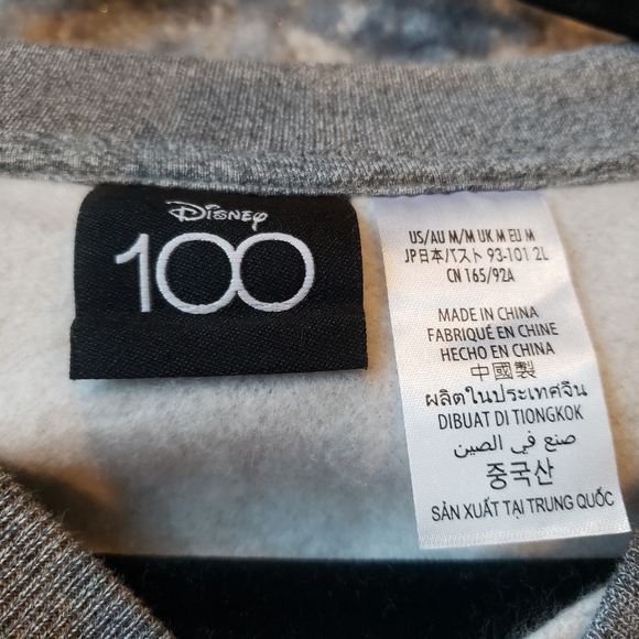 Disney100 The Eras: Wonderful World of Color Cropped Sweater Sweatshirt Women's - Picture 4 of 4